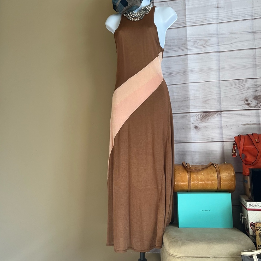 Free People Colorblock Sleeveless Maxi Dress